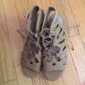 Women’s Franco sarto sandals with a slight wedge